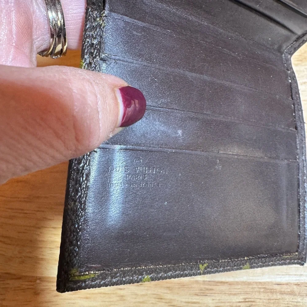 Louis Vuitton Brown Monogram Bi fold Wallet